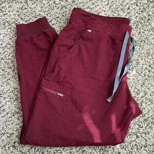 Figs Maroon Zamora Joggers